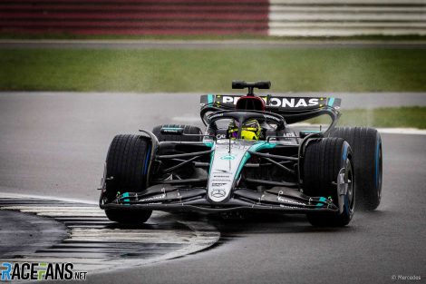 Lewis Hamilton, Mercedes W15, Silverstone, 2024