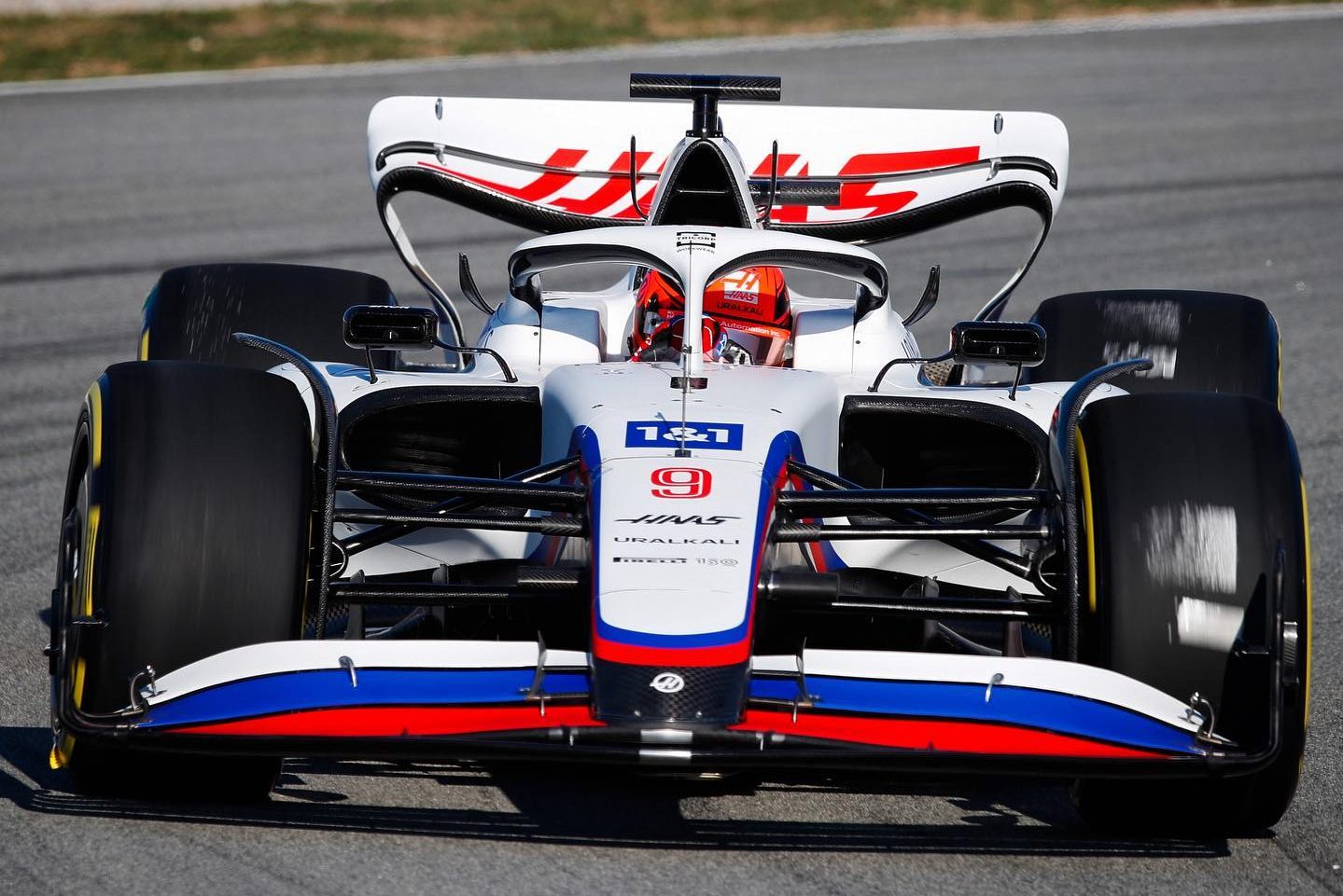 Nikita Mazepin, Haas VF-22, Circuit de Catalunya, 2022