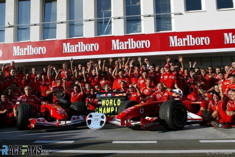 In 2004, Michael Schumacher won his seventh and final title