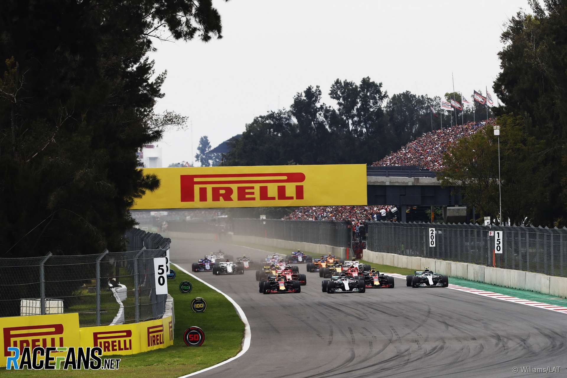 Start, Autodromo Hermanos Rodriguez, 2018