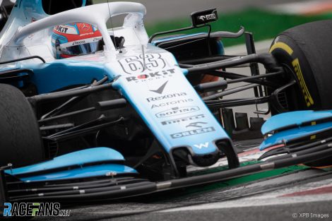 George Russell, Williams, Monza, 2019