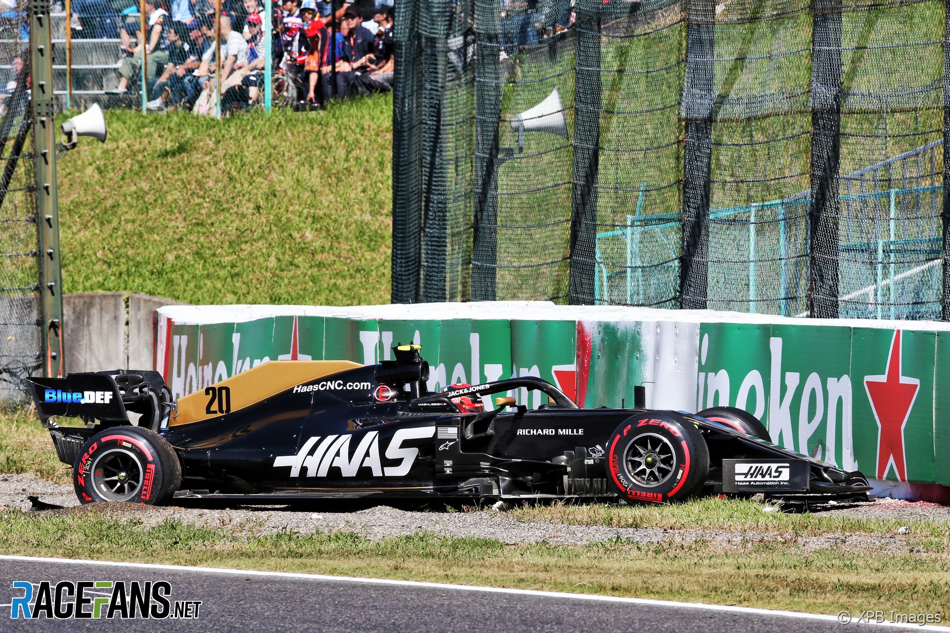 Kevin Magnussen, Haas, Suzuka, 2019