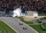 Schumacher crashes, Hakkinen wins – but McLaren lose their points