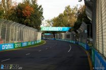 Turn three approach, Albert Park, Melbourne, 2022