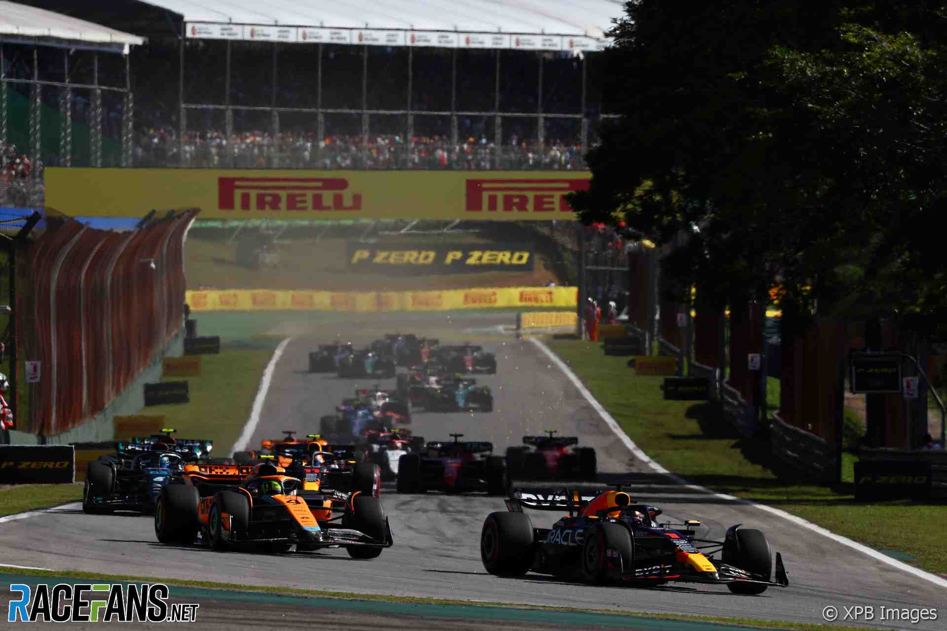 Start, sprint race, Interlagos, 2023