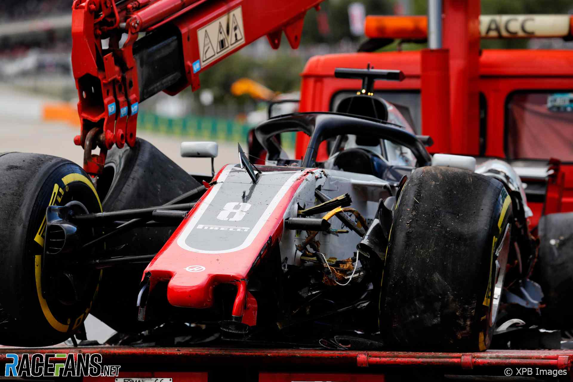 Romain Grosjean, Haas, Circuit de Catalunya, 2018