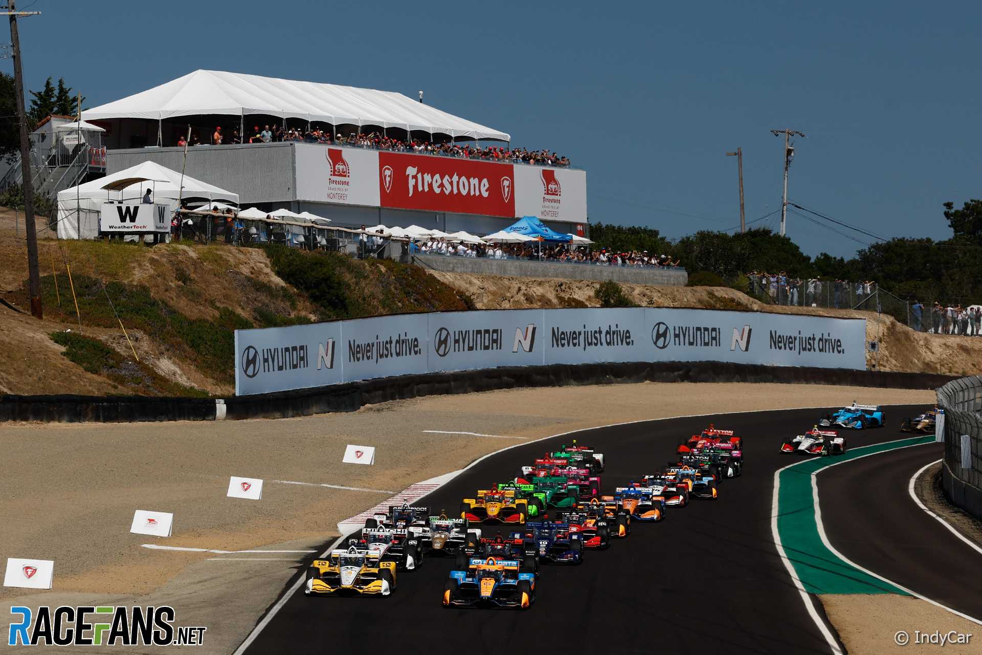 Start, Laguna Seca, IndyCar, 2023