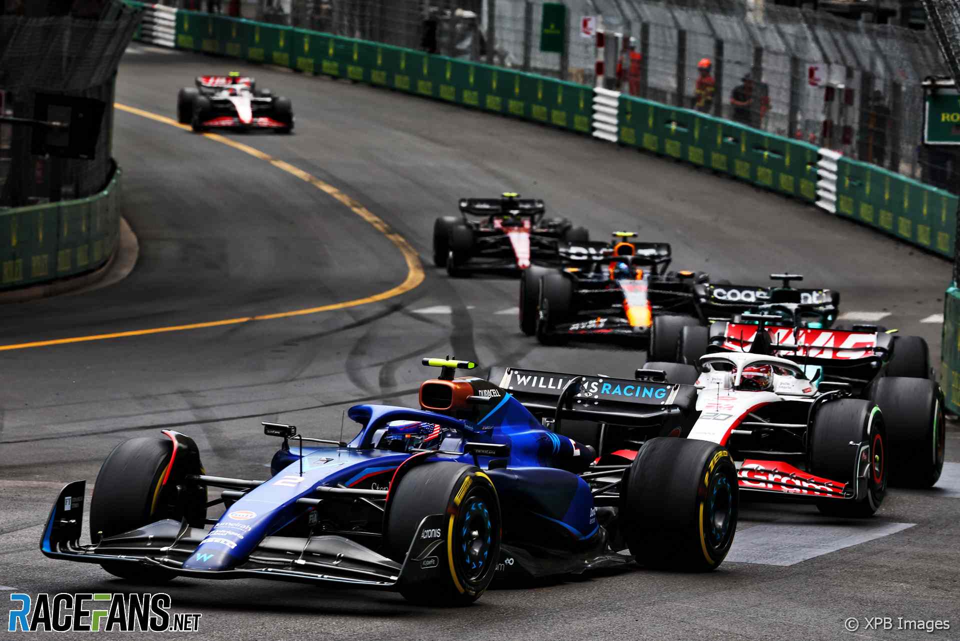 Logan Sargeant, Kevin Magnussen, Monaco, 2023