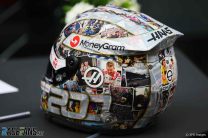 Nico Hulkenberg helmet, Interlagos, 2023