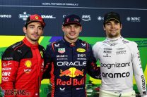 Lance Stroll, Max Verstappen, Charles Leclerc, Interlagos, 2023