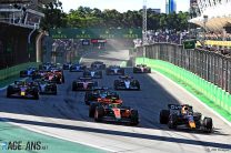 Sprint race start, Interlagos, 2023