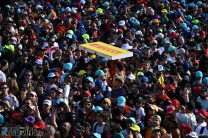 Spectator with Pirelli sign, Interlagos, 2023