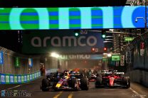 The start of the Las Vegas Grand Prix, Las Vegas Strip Circuit 2023