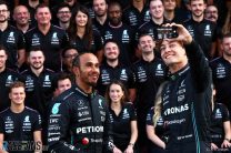 Lewis Hamilton, George Russell, Mercedes, Yas Marina, 2023