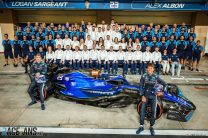 Williams team photograph, Yas Marina, 2023