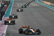 Oscar Piastri, McLaren, Yas Marina, 2023