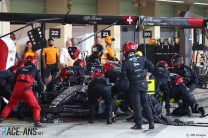 Alfa Romeo pit stop, Yas Marina, 2023