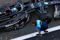 George Russell, Mercedes, Yas Marina, 2023 post-season test